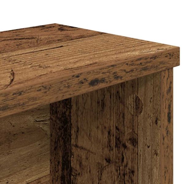 Кухненски стелаж за подреждане на старо дърво 60x15x16 cm