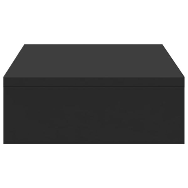 Поставка за монитор, черна, 50x27x10 см, инженерно дърво