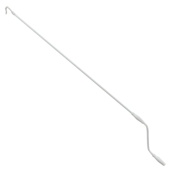 Ръчна касетъчна тента, 450x300 см, синьо и бяло