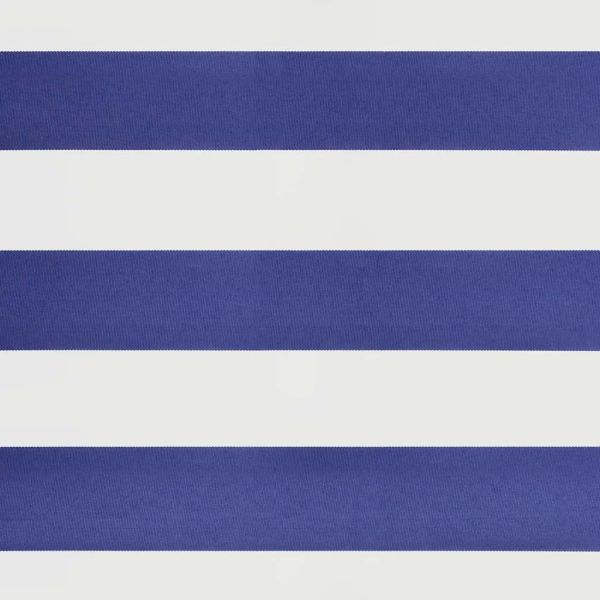 Автоматично прибираща се тента, синьо и бяло, 4x3 м