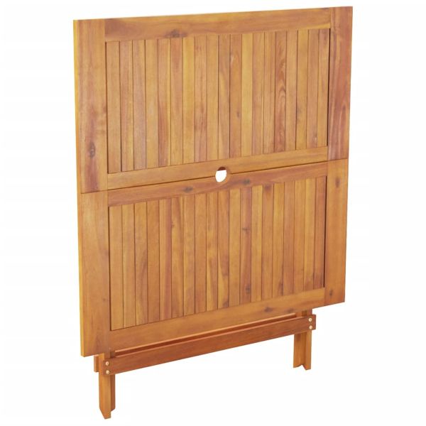 Градински трапезен комплект, 5 части, сив, полиратан и масив