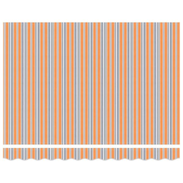 Сгъваем навес Многоцветен 350 x 250 cm Полиестер и алуминий