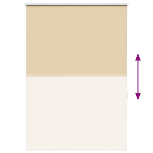 Ролкова щора Blackout Бежова 105x175 cm Ширина на плата 100,7cm