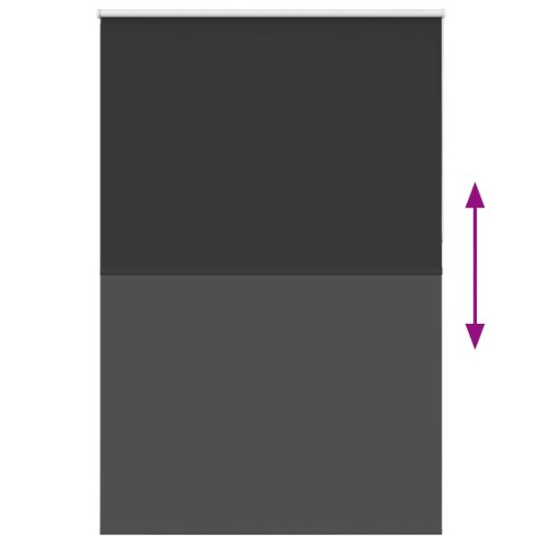 Ролетна щора Blackout черна 150x210см ширина на тъканта 146,6см