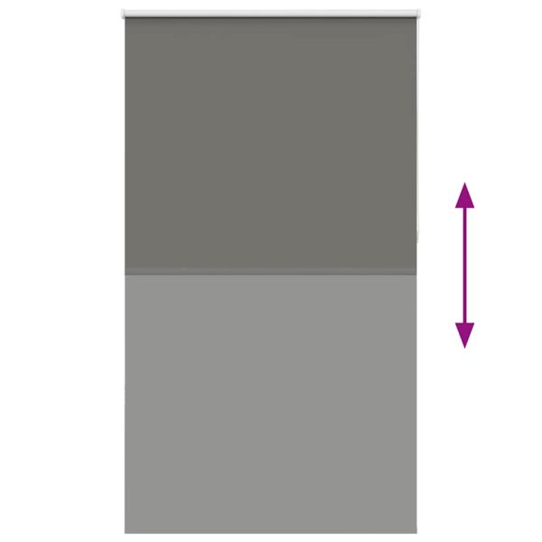 Ролкова щора Blackout Сив 130x230 cm Ширина на плата 126,6cm