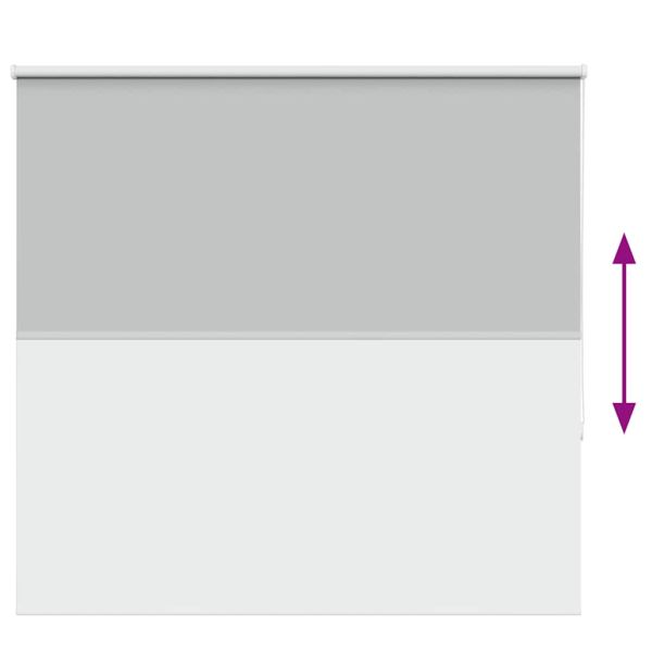 Ролкова щора Blackout Светло сиво 145x150 cm Ширина на плата