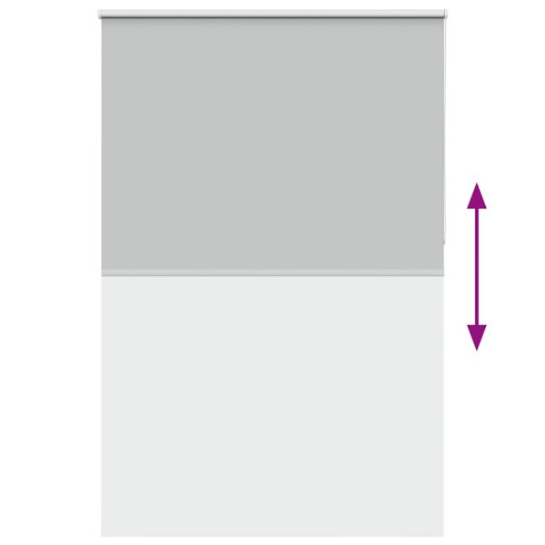 Ролкова щора Blackout Светло сиво 145x210 cm Ширина на плата