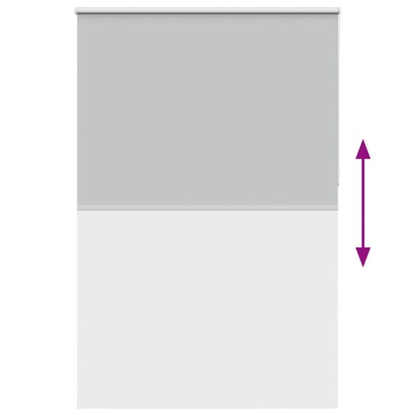 Ролкова щора Blackout Светло сиво 160x210 cm Ширина на плата