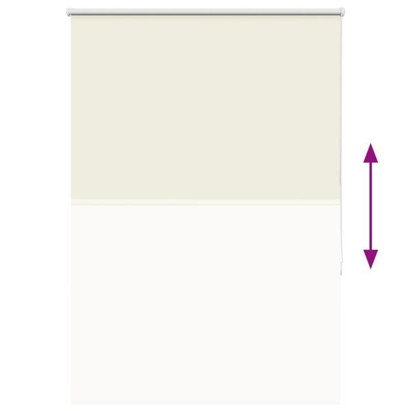 Ролкова щора белезникав 115x150 см Ширина на плата 110,7см