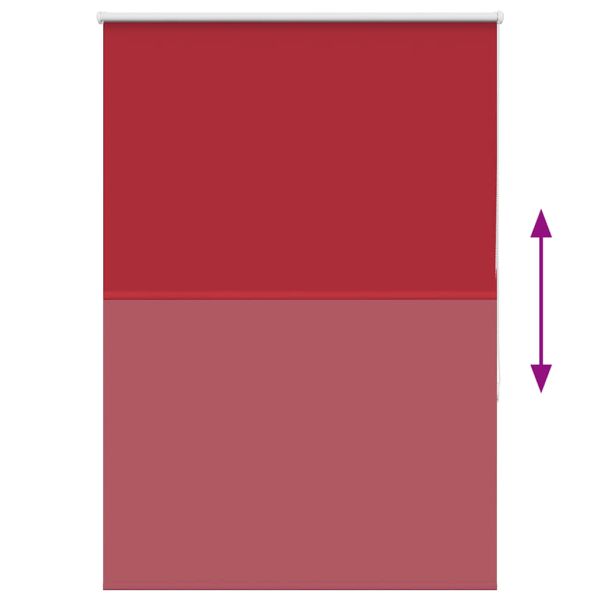 Ролкова щора Blackout червен 110x150 см Ширина на плата 105,7см