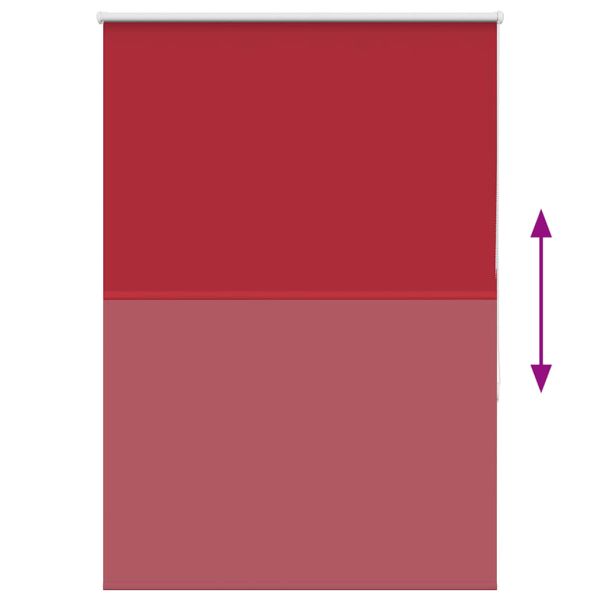 Ролкова щора Blackout червен 115x150 см Ширина на плата 110,7см