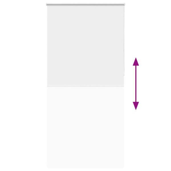 Ролкова щора Blackout бял 115x230 см Ширина на плата 110,7 см