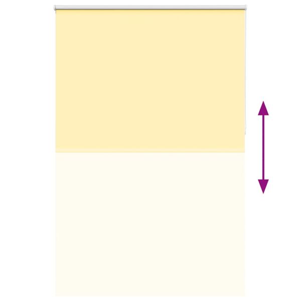 Ролкова щора Blackout жълт 165x230 см Ширина на плата 161,6см