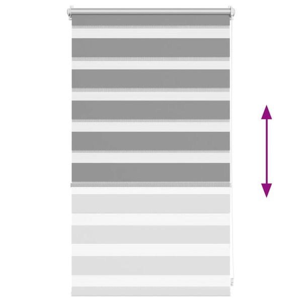 Зебра щора 50,9x100 см Ширина на плата 46,7 см сива