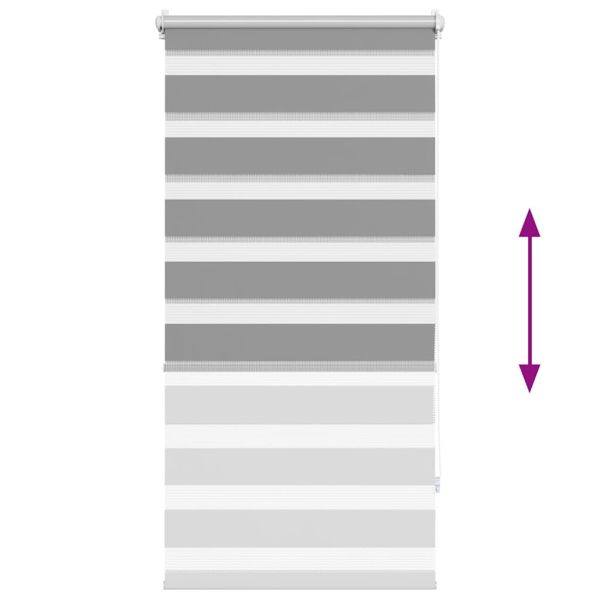 Зебра щора 60,9x120 см Ширина на плата 56,7 см сива