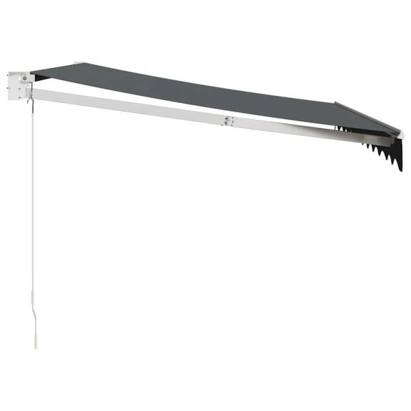 Прибираща се тента антрацит 3,5x2,5 м плат и алуминий