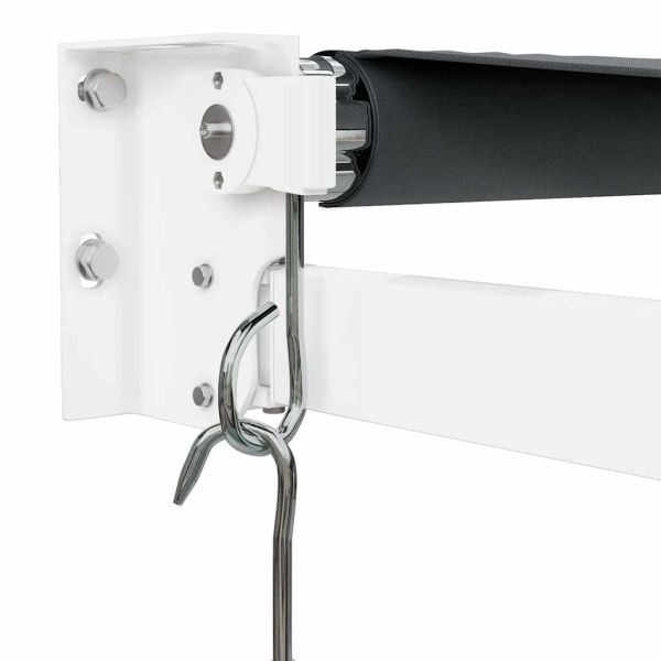 Прибираща се тента антрацит 3,5x2,5 м плат и алуминий