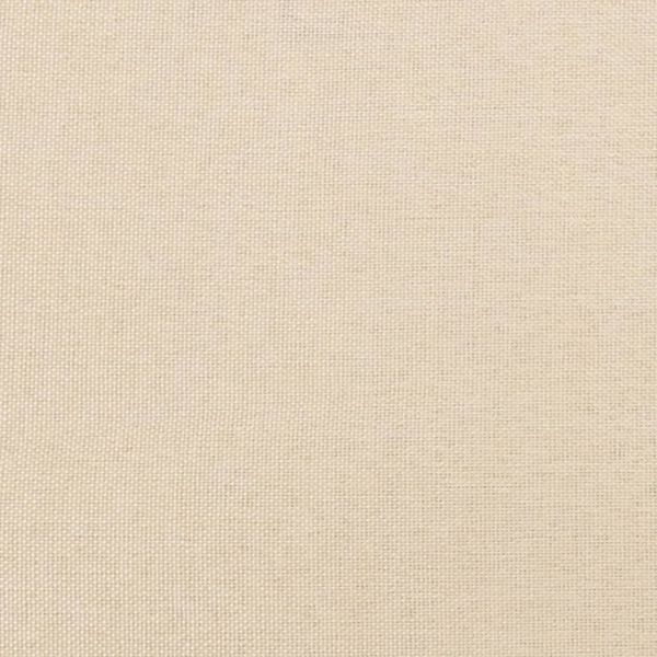 Боксспринг легло с матрак и LED, кремаво, 120x190 см, плат