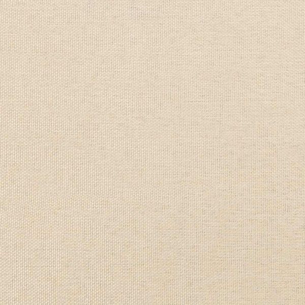 Боксспринг легло с матрак, кремаво, 120x190 см, плат