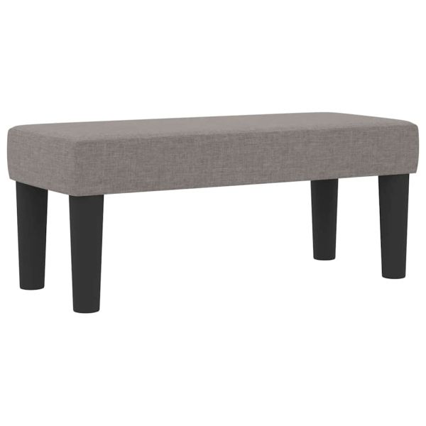 Легло с пружинирана основа с матрак Таупе 90 x 190 cm текстил