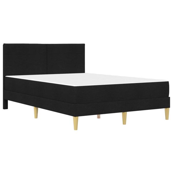 Рамка за легло Черен 140 x 200 cm Полиестер