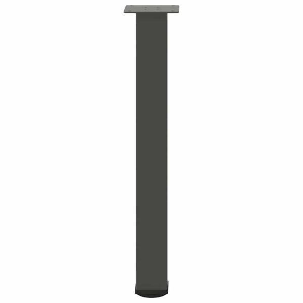 Крака за конзолна маса, 4 бр., антрацит, 72-74 см, стомана