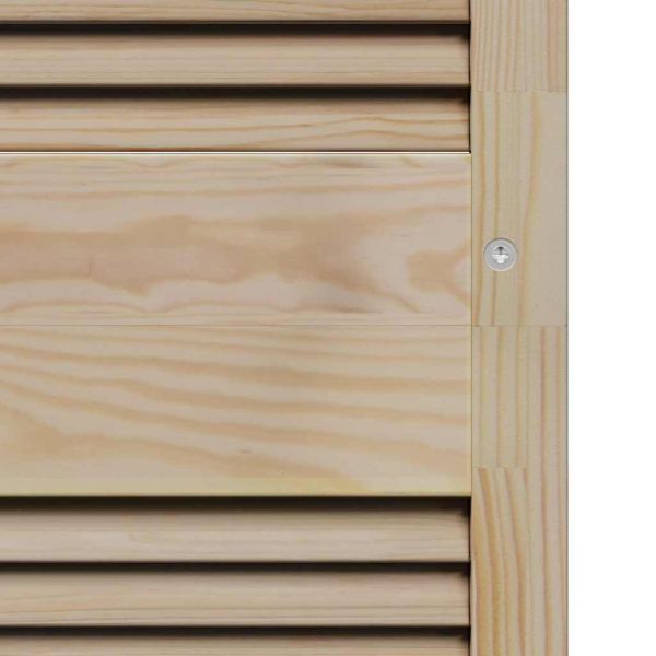 Врата за шкаф с врата 2 pcs Естествен 170 x 2,1 x 49,5 см