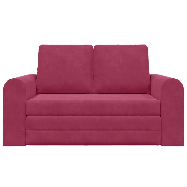 Диван легло 60cm Виненочервен Кадифе