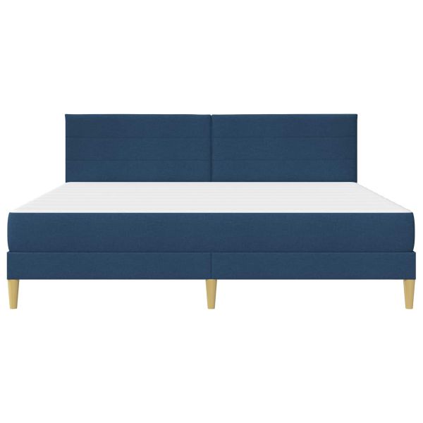 Рамка за легло Синьо 180 x 200 cm Полиестер