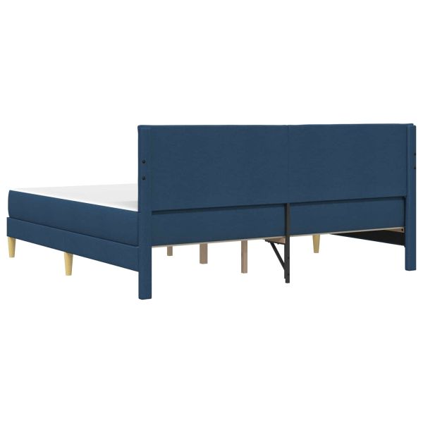 Рамка за легло Синьо 180 x 200 cm Полиестер