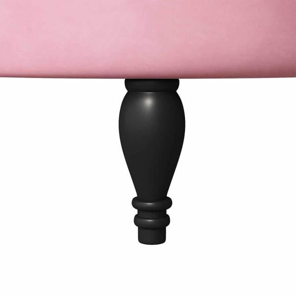 Столсвисокаоблегалка Розово 56,5 x 70 x 110 см Кадифе