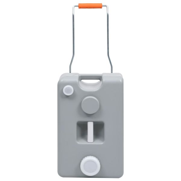 Резервоар за вода на колела за къмпинг 25 л сив