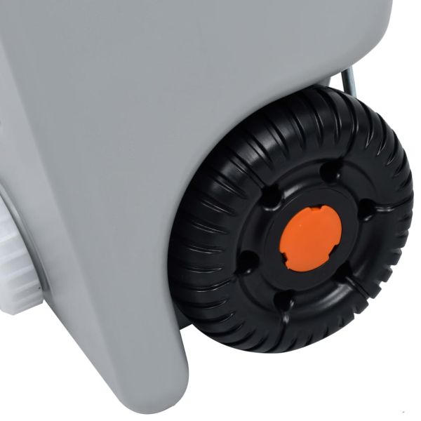 Резервоар за вода на колела за къмпинг 25 л сив