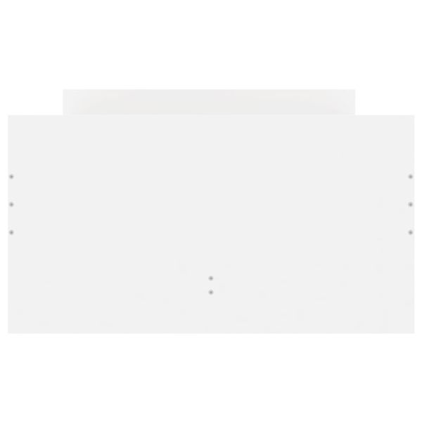 Рамка за легло, с чекмеджета, без матрак, бяла, 100x200 см