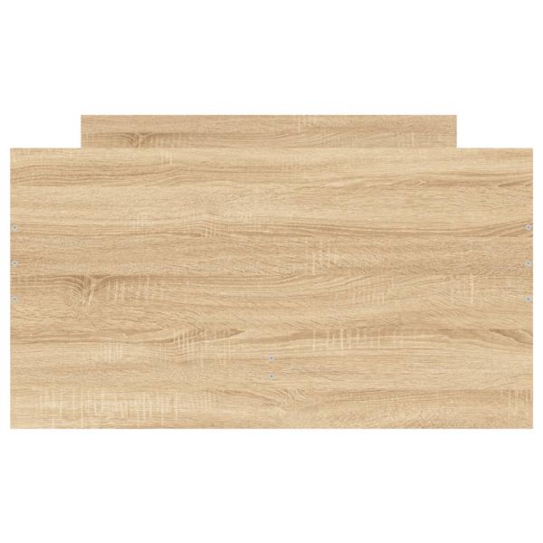 Рамка за легло с чекмеджета, дъб сонома, 100x200 см