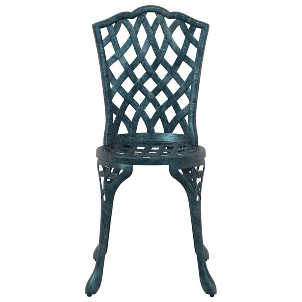 Комплект за хранене в градината 5 pcs Зелен Алуминий