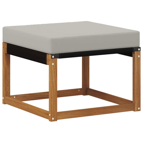 Комплект дивани за открито 8 pcs Естествено и светло сиво