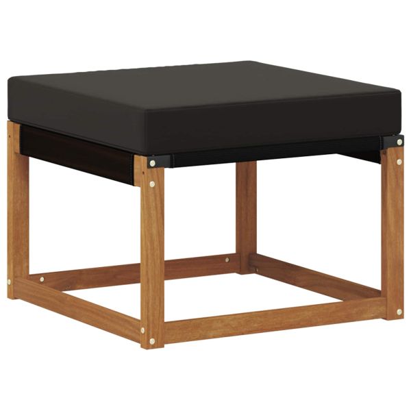 Комплект дивани за открито 9 pcs Естествено и черно