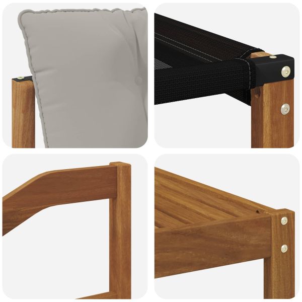 Комплект дивани за открито 8 pcs Естествено и светло сиво