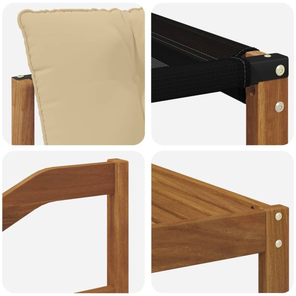 Комплект дивани за открито 8 pcs Натурален и Бежов