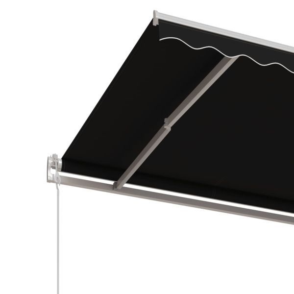 Автоматичен прибиращ се сенник, 500x350 см, антрацит