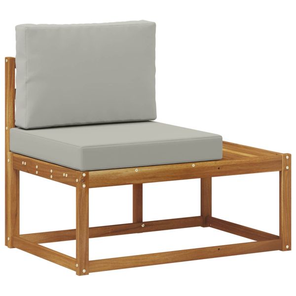 Комплект дивани с възглавница 6 Брой Естествено и светло сиво