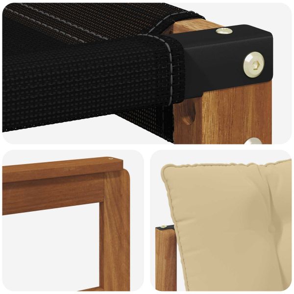 Комплект дивани за открито 21 pcs Натурален и Бежов