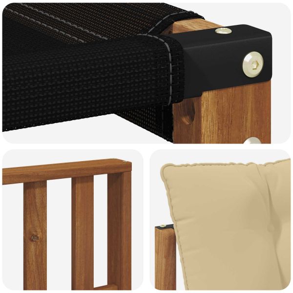 Комплект дивани за открито 24 pcs Натурален и Бежов