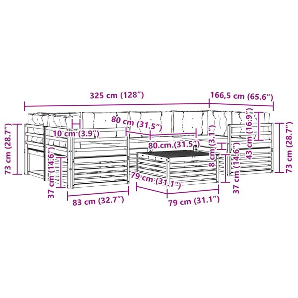 Комплект дивани за открито 21 pcs Естествено и светло сиво