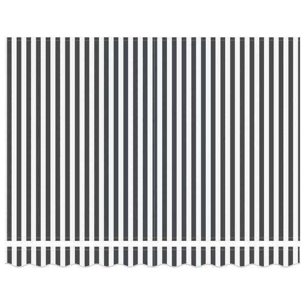 Автоматично прибираща се тента с LED антрацит и бял 300x250 см