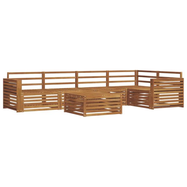 Комплект дивани за открито 6 pcs Естествен