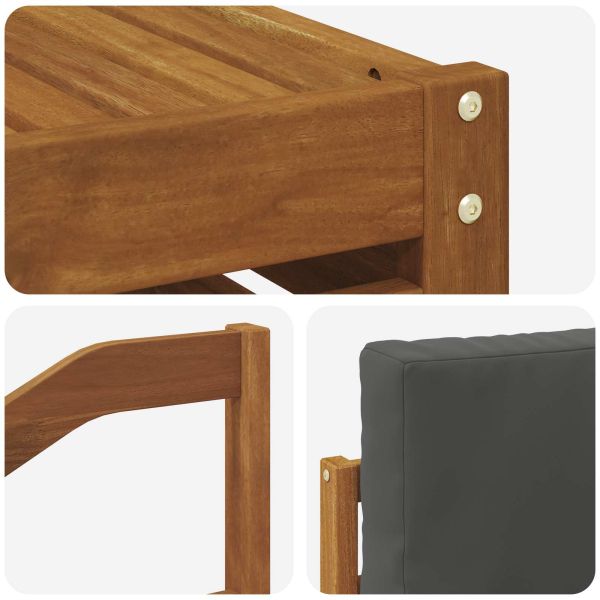 Комплекти дивани с възглавница 8 pcs Натурален и Антрацит