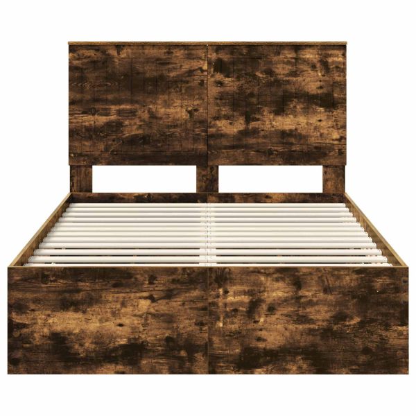 Рамка за легло Димян дъб 120 x 190 cm Инженерна дървесина