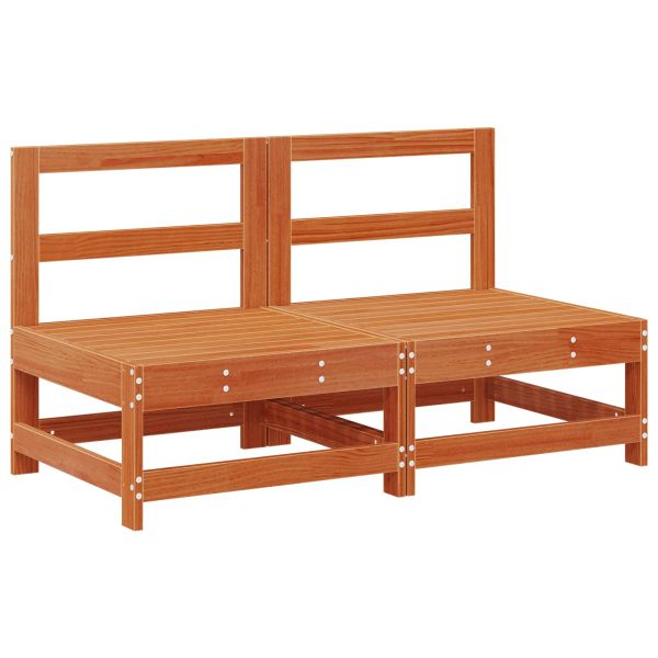 Комплект за почивка в градина 8 pcs Восъчен Кафяв